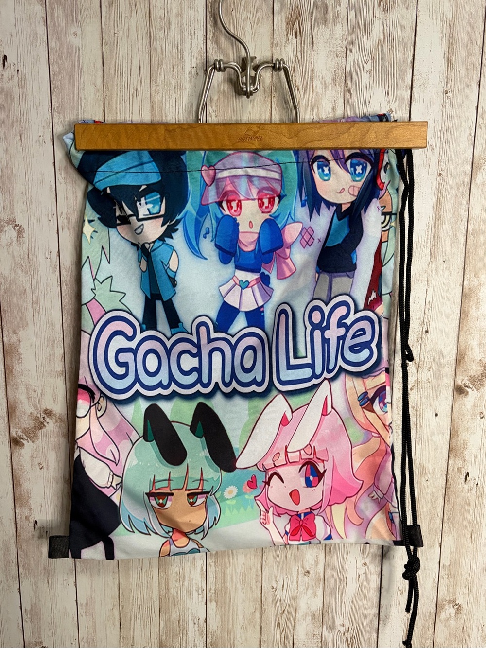 Gacha Life Kids Drawstring Backpack - Multicolor